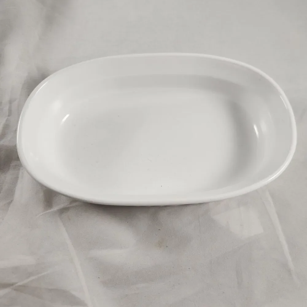 3 Corning Ware French White Oval Casseroles - 475ml F-15-B, 1L F-7-B, 1.8L F-6-B